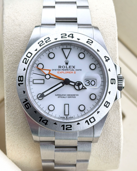 2026 Rolex Explorer II "Polar" 42MM White Dial Oyster Bracelet (226570)
