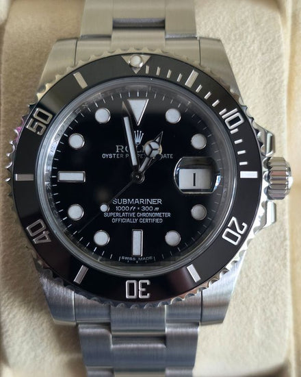 2014 Rolex Submariner Date 40MM Black Dial Oyster Bracelet (116610LN)