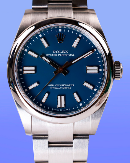 2026 Rolex Oyster Perpetual 41MM Blue Dial Oyster Bracelet (134300)