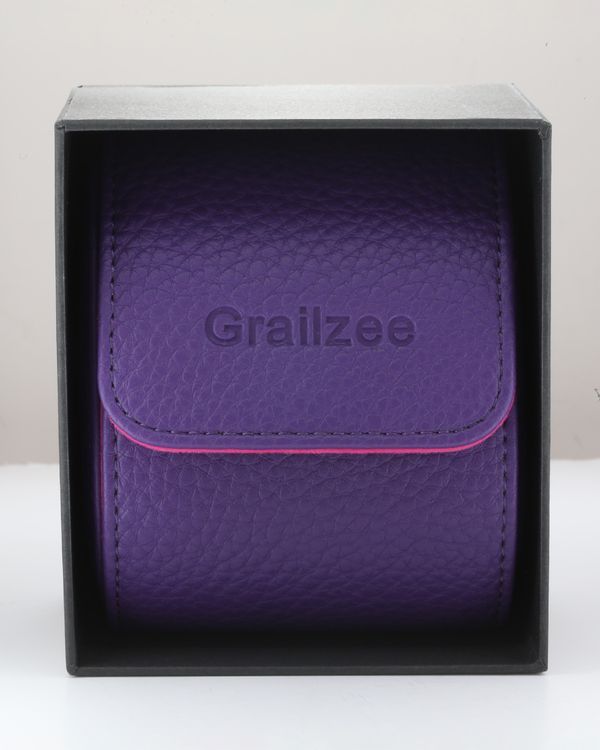 No Reserve - Limited Edition 1/2 Grailzee Purple Leather Watch Roll