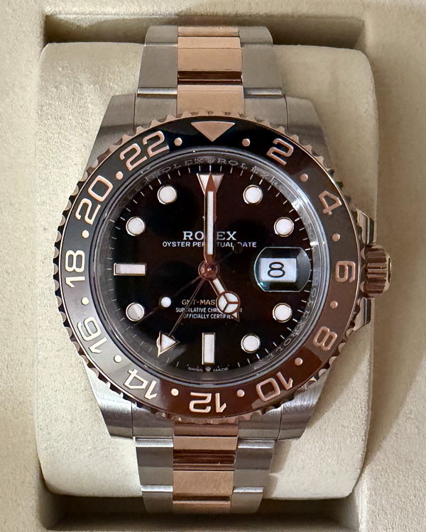 2026 Rolex GMT-Master II "Rootbeer" 40MM Brown Dial Two-Tone Oyster Bracelet (126711CHNR)
