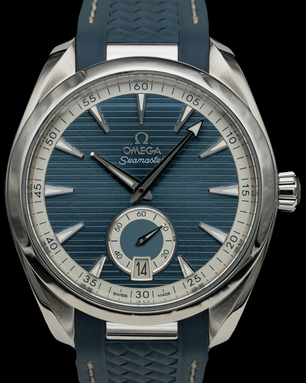 2025 Omega Seamaster Aqua Terra 150M 41MM Blue Dial Rubber Strap (220.12.41.21.03.005)