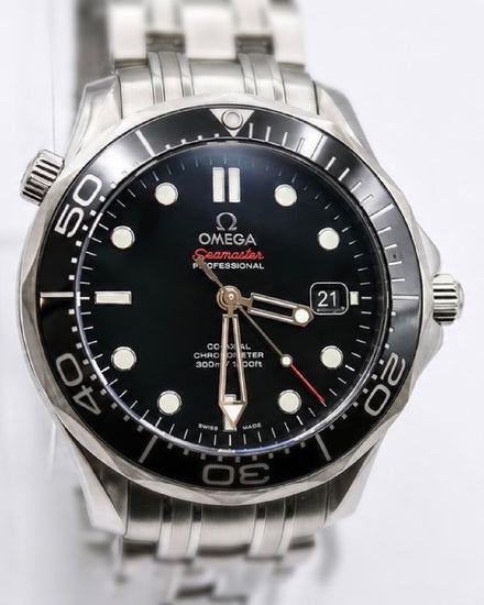 2021 Omega Seamaster Diver 300M 41MM Black Dial Steel Bracelet (212.30.41.20.01.003)