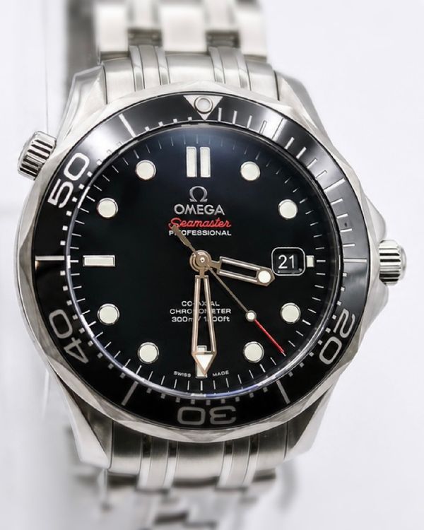 2021 Omega Seamaster Diver 300M 41MM Black Dial Steel Bracelet (212.30.41.20.01.003)