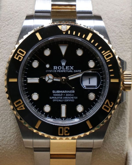2025 Rolex Submariner Date 41MM Black Dial Two-Tone Oyster Bracelet (126613LN)