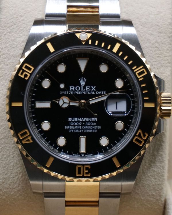 2025 Rolex Submariner Date 41MM Black Dial Two-Tone Oyster Bracelet (126613LN)