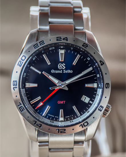 No Reserve - 2025 Grand Seiko Sport GMT 39MM Quartz Blue Dial Steel Bracelet (SBGN029G)