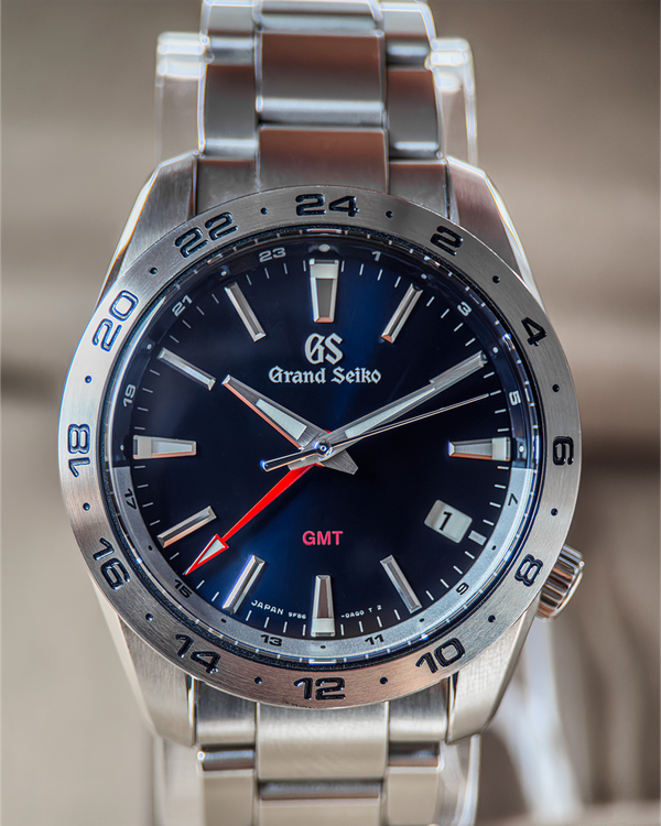No Reserve - 2025 Grand Seiko Sport GMT 39MM Quartz Blue Dial Steel Bracelet (SBGN029G)