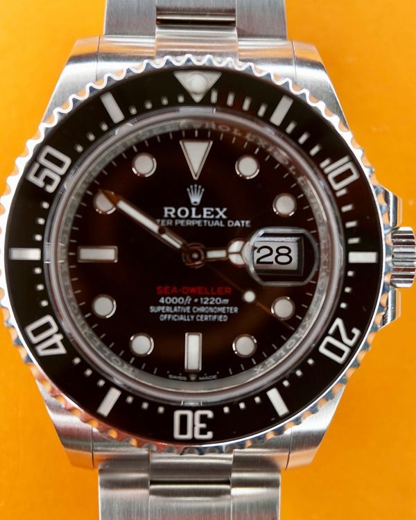 2025 Rolex Sea-Dweller "Red Letters 50th Anniversary" 43MM Black Dial Oyster Bracelet (126600)