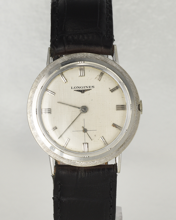 Longines Vintage 33MM Silver Dial Aftermarket Leather Strap (Cal. 23Z)