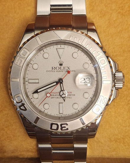 2006 Rolex Yacht-Master 40MM Silver Dial Steel Bracelet (16622)