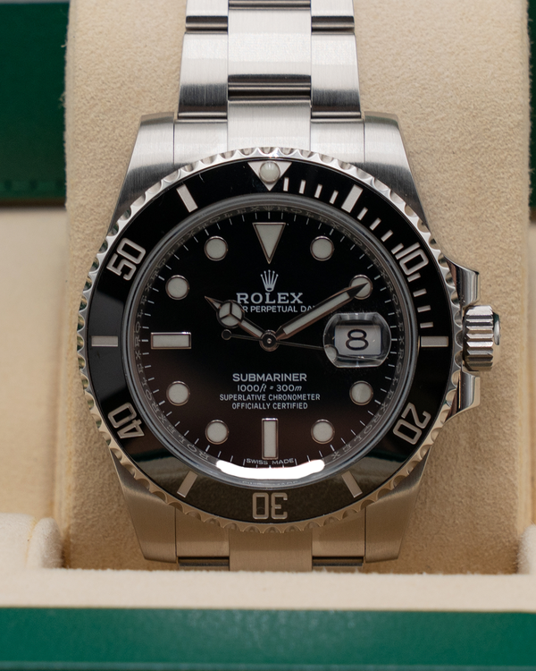 2018 Rolex Submariner Date 40MM Black Dial Oyster Bracelet (116610LN)