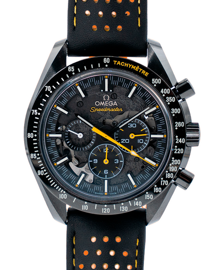 2019 Omega Speedmaster Dark Side of the Moon "Apollo 8" 44.25MM Black Dial Leather Strap (311.92.44.30.01.001)
