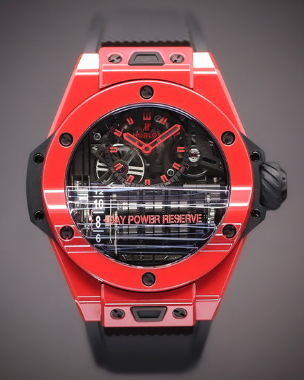 2022 Hublot Big Bang MP-11 “Red Magic” L.E. 45MM Skeleton Dial Rubber Strap (911.CF.0113.RX)