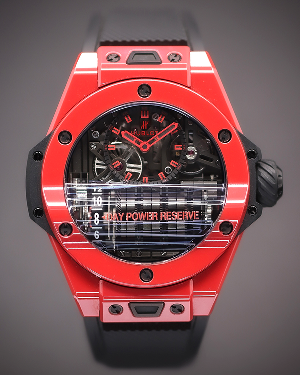 2022 Hublot Big Bang MP-11 “Red Magic” 45MM Skeleton Dial Rubber Strap (911.CF.0113.RX)
