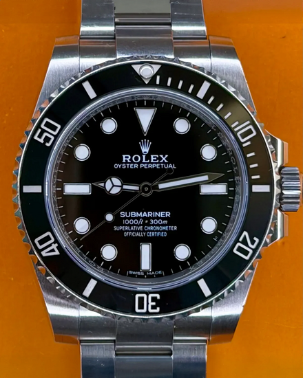 2018 Rolex Submariner No-Date 40MM Black Dial Oyster Bracelet (114060)