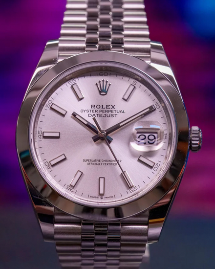 2025 Rolex Datejust 41MM Silver Dial Jubilee Bracelet (126300)