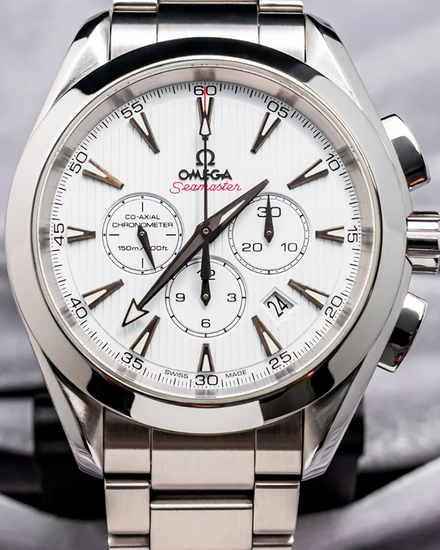 2011 Omega Seamaster Aqua Terra 150M 44MM White Dial Steel Bracelet (231.10.44.50.04.001)