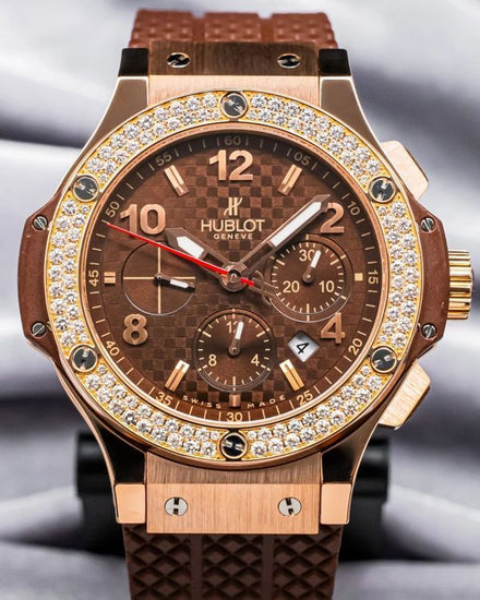 Hublot Big Bang "Cappuccino" S.E. 44MM Brown Carbon Fiber Dial Rubber Strap (301.PC.1007.RX.114)