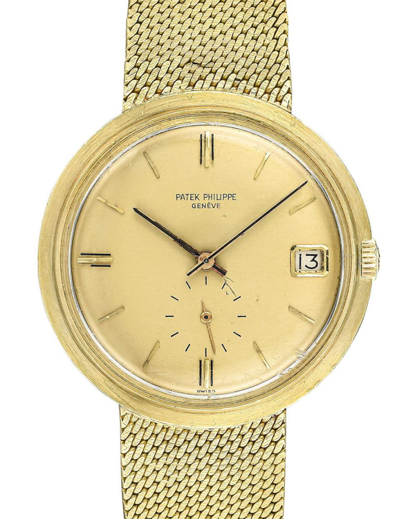 Patek Philippe Calatrava 36MM Champagne Dial Yellow Gold Bracelet (8541)