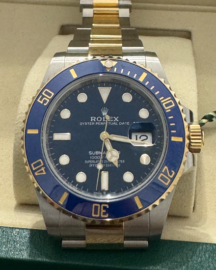 2026 Rolex Submariner Date "Bluesy" 41MM Blue Dial Two-Tone Oyster Bracelet (126613LB)