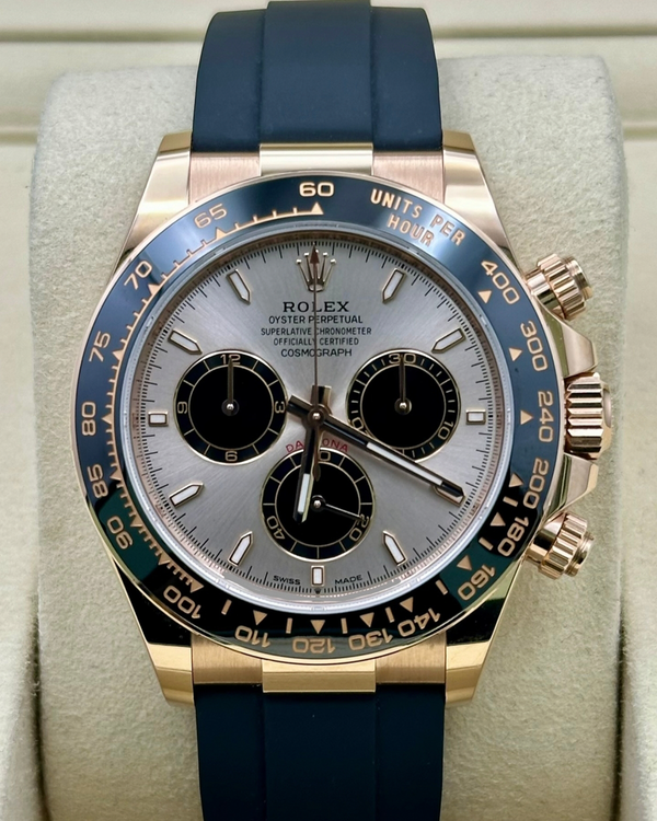 2024 Rolex Cosmograph Daytona 40MM Silver Dial Oysterflex Strap (126515LN)