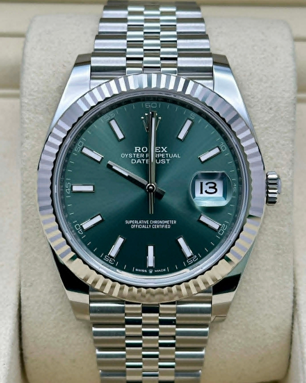 2026 Rolex Datejust 41MM Green Dial Jubilee Bracelet (126334)