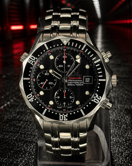 No Reserve - 2019 Omega Seamaster Diver 300M Chronograph 41.5MM Black Dial Steel Bracelet (213.30.42.40.01.001)