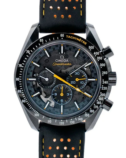 Omega Speedmaster Dark Side of the Moon "Apollo 8" 44.25MM Black Dial Leather Strap (311.92.44.30.01.001)