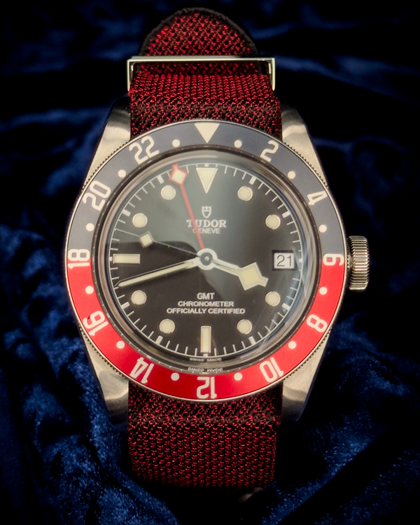 No Reserve - 2024 Tudor Black Bay GMT "Pepsi" 41MM Black Dial Textile Strap (79830RB)