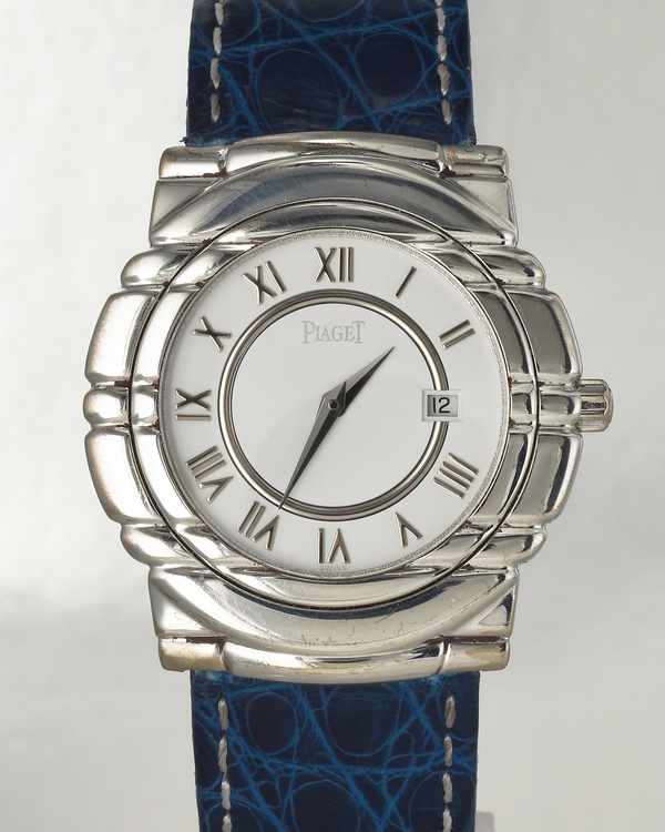 Piaget Tanagra 35MM Quartz White Dial Aftermarket Leather Strap (17041 M 401D)