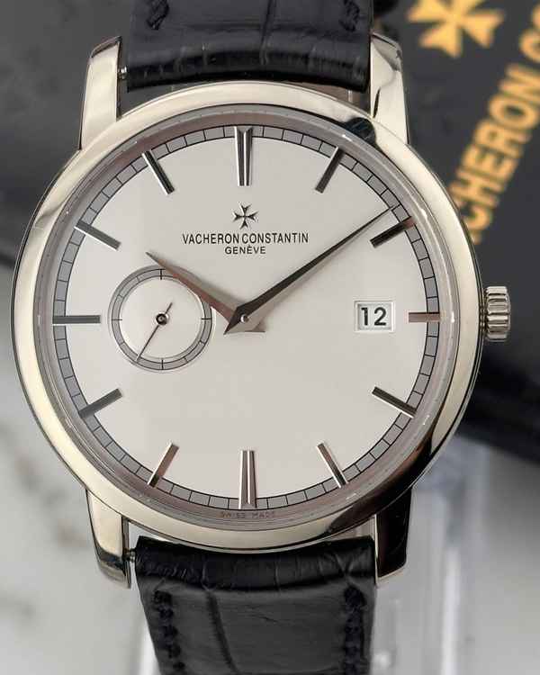 2011 Vacheron Constantin Patrimony 38MM Silver Dial Leather Strap (87172/000G-9301)