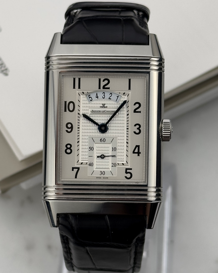 2015 Jaeger-LeCoultre Reverso Grande Duo 30MM Multiple Dial Leather Strap (Q3748421)