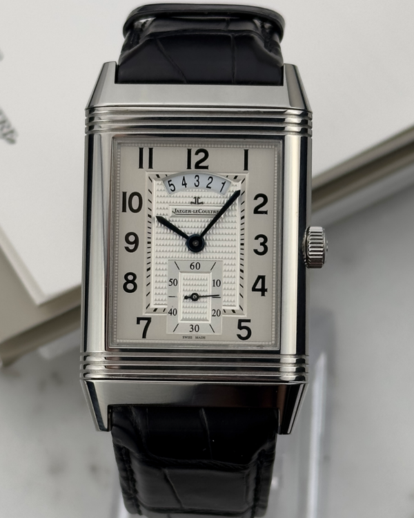 2015 Jaeger-LeCoultre Reverso Grande Duo 30MM Multiple Dial Leather Strap (Q3748421)