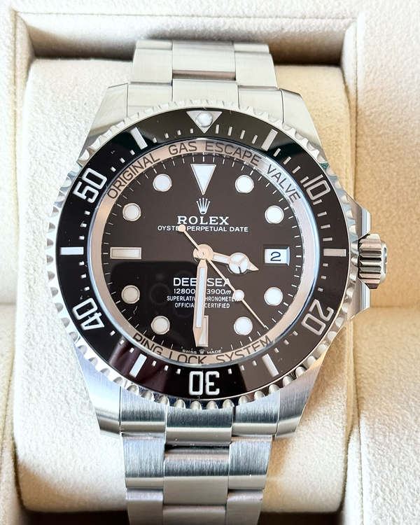 2024 Rolex Sea-Dweller Deepsea 44MM Black Dial Oyster Bracelet (136660)