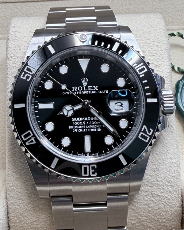 2024 Rolex Submariner Date 41MM Black Dial Oyster Bracelet (126610LN)