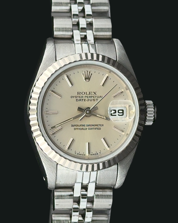 1989 Rolex Lady-Datejust 26MM Silver Dial Jubilee Bracelet (69174)