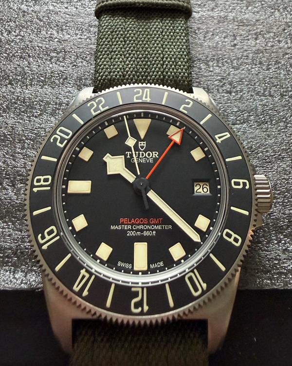 No Reserve - 2026 Tudor Pelagos FXD GMT 42MM Black Dial Textile Strap (2542G267NU)