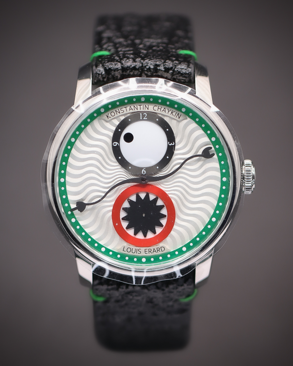 2023 Konstantin Chaykin Time Eater "Konstantin Chaykin x Louis Erard" L.E. 42MM Silver Dial Leather Strap (85237AA88.BGA088)