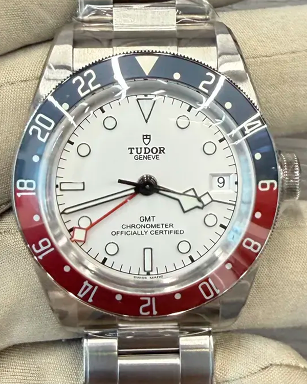 2026 Tudor Black Bay GMT "Pepsi" 41MM White Dial Steel Bracelet (79830RB)