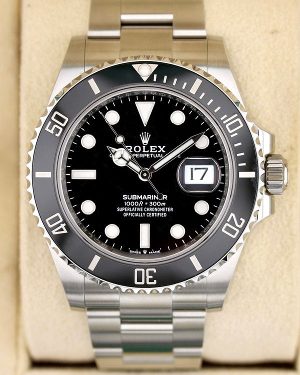 No Reserve - 2024 Rolex Submariner Date 41MM Black Dial Oyster Bracelet (126610LN)