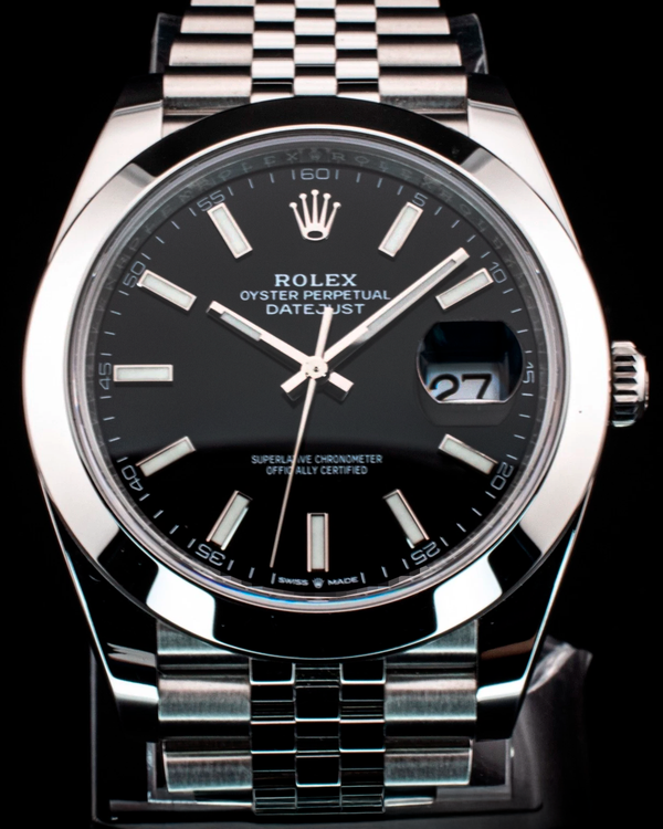 2026 Rolex Datejust 41MM Black Dial Jubilee Bracelet (126300)