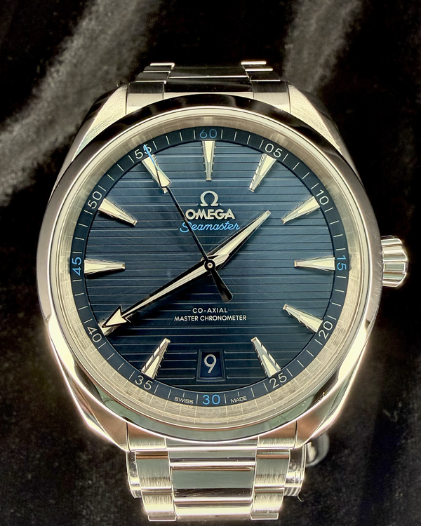 2025 Omega Seamaster Aqua Terra 41MM Blue Dial Steel Bracelet (220.10.41.21.03.001)