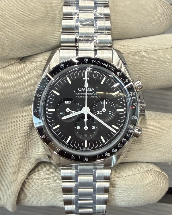 2026 Omega Speedmaster Professional Moonwatch 42MM Black Dial Steel Bracelet (310.30.42.50.01.002)