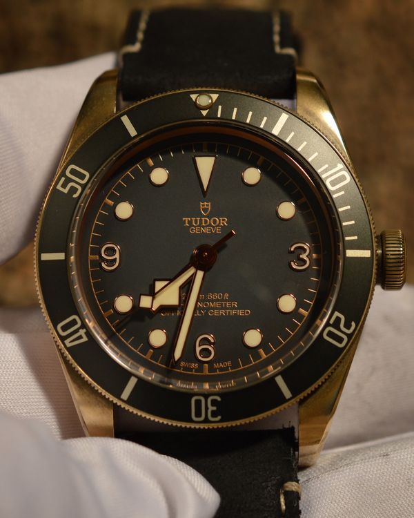 2022 Tudor Black Bay 43MM Grey Dial Leather Strap (79250BA)
