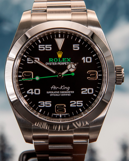 2021 Rolex Air-King 40MM Black Dial Oyster Bracelet (116900)