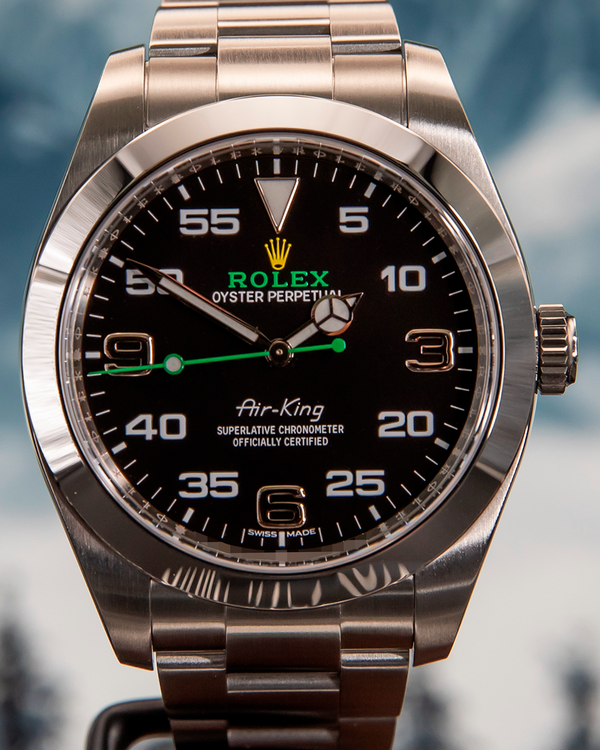 2021 Rolex Air-King 40MM Black Dial Oyster Bracelet (116900)