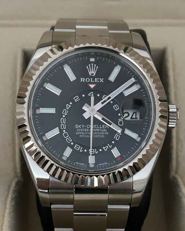 2023 Rolex Sky-Dweller 42MM Black Dial Oyster Bracelet (326934)
