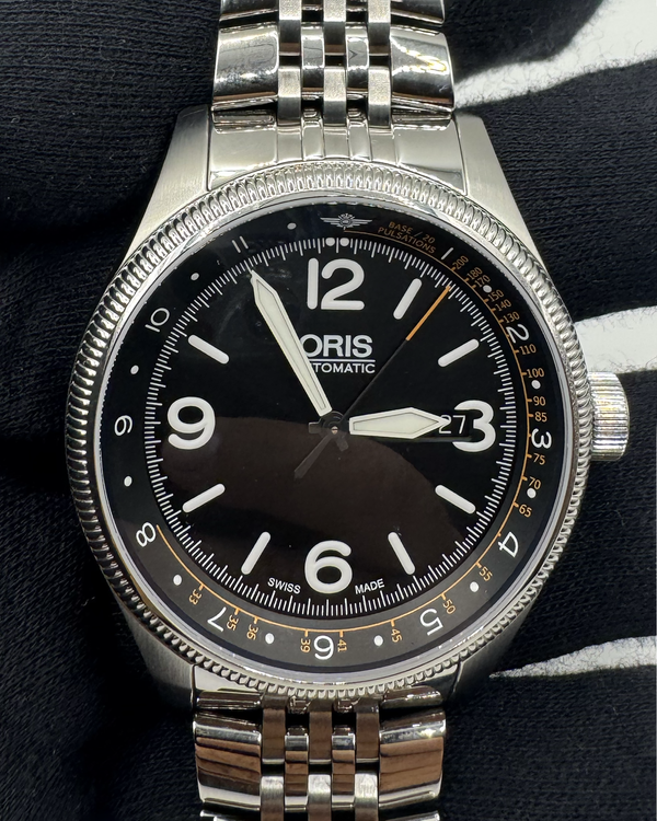 Oris Big Crown Royal Flying Doctor Service Limited Edition II 45MM Black Dial Steel Bracelet (01 735 7728 4084-Set MB)