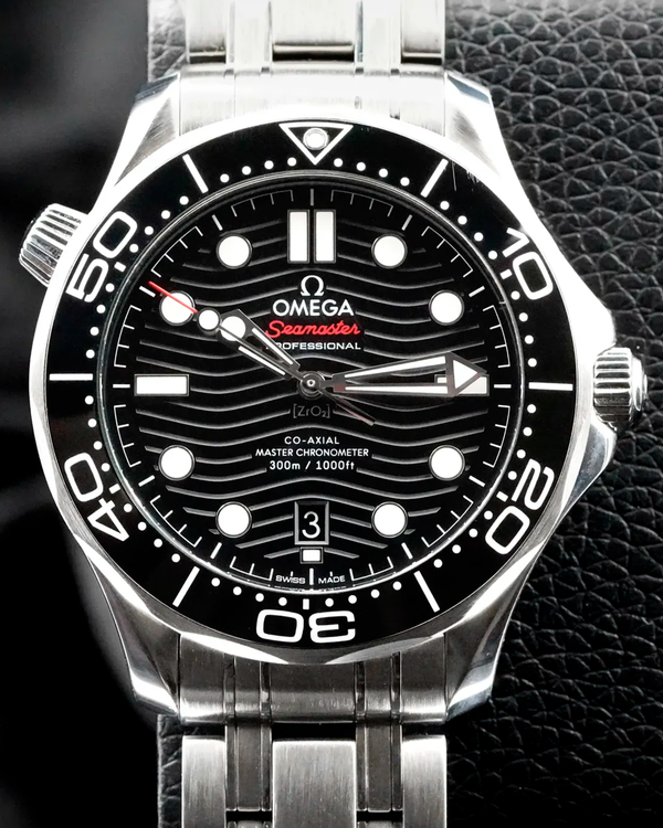 Omega Seamaster Diver 300M 42MM Black Dial Steel Bracelet (210.30.42.20.01.001)